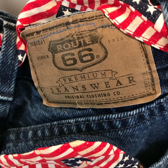 🐈OKC🐈 NWOT Route 66 Teddy Bear Denim Jean Purse - Picture 12 of 16
